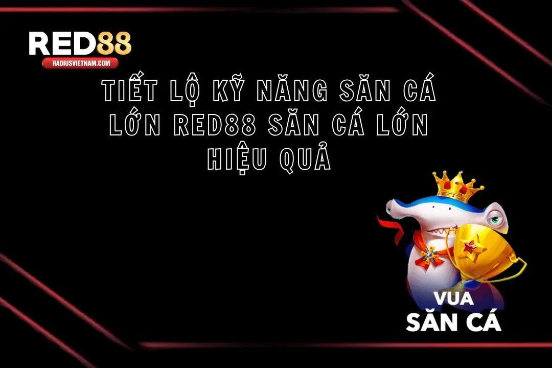 Tiết Lộ Kỹ Năng Săn Cá Lớn Red88 Săn Cá Lớn Hiệu Quả